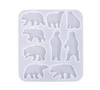 Moule en silicone souple en forme d'animal boucle d'oreille personnalisée pour les amateurs de bricolage