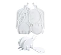 Moule en silicone souple en forme d'escargot pour décoration de la maison, gypse pratique pour la fabrication de bijoux