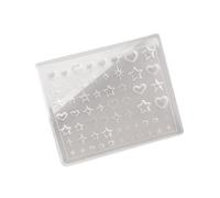 Moule en silicone souple en forme d'étoile pour résine et art, anti-adhésif, outil de conception de température, accessoire d'art pour ongles