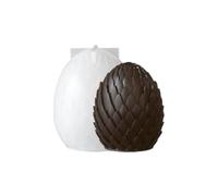 Moule en silicone souple en forme d'œuf en forme d'écailles de dragon, moule parfait pour la décoration de la maison en silicone haute température