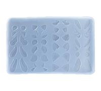 Moule en silicone souple et facile à utiliser en résine époxy pour bijoux, accessoires en forme d'oreilles mignons, moules de cuisson lavables en machine