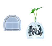 Moule en silicone souple et robuste pour les amateurs de travaux manuels - Accessoire portable pour culture d'eau unique - Vases en tube à essai - Art du sable irrégulier