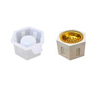 Moule en silicone souple et sûr pour brûleurs d'encens avec motifs culturels pour décoration d'intérieur personnalisables