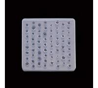 Moule en silicone souple pour sculpture des ongles en résine époxy - Outil de manucure - Accessoire de beauté pour peinture à ongles - Moule en résine cristal