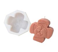 Moule en silicone sur le thème religieux unique fait à la main - Moules de décoration d'intérieur - Texture en silicone pour la fabrication artisanale