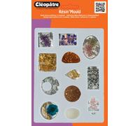 Cléopâtre Moule silicone LCC19-M1 pour 12 pendentifs