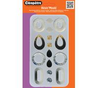 Moule En Silicone Translucide Pour Résine 16 Grands Bijoux