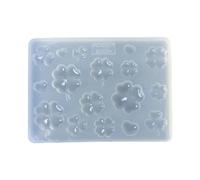 Moule en silicone transparent pour créer une série de plantes - Accessoires de bricolage - Pendentifs - Pour la fabrication de bijoux et les amateurs de desserts