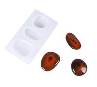 Moule en silicone transparent pour fabrication de bijoux, motif pierres, fournitures artisanales, pendentifs pour la fabrication de bijoux, moule d'activités familiales