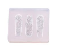 Moule En Silicone Transparent Pour Nail Art 3D Réutilisable Accessoires Professionnels Pour Célébrer Des Occasions Spéciales Outil De Bricolage Pour Nail Art