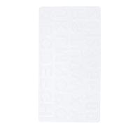 Moule en silicone transparent transparent, 26 lettres majuscules, formes variées, avec colle pour la création de pendentifs et autres créations. Ce moule en résine élastique,