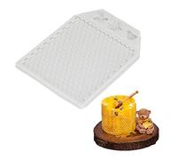 Moule en silicone Tyenaza en forme de ruche avec abeille, pour la décoration de gâteaux, chocolats et fondants, idéal pour les mariages et les anniversaires.