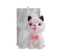 Moule en silicone unique en forme de bougie 3D en forme de chat et de chien