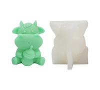 Moule En Silicone Vache | 3D Mignon Cartoon Fournitures De Fête En Silicone,Moule À Savon Vache | Pour Savon, Pâtisserie, Chocolat, Thanksgiving, Anniversaire, Fête, Bureaux, Maison, Pièce,