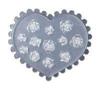 Moule Époxy En Silicone Moules À Motifs Relief Fleurs Sculpture D'ongles Pochoirs Modèles De Sculpture Outil Bijoux Forme Fleur Silicone