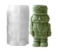 Moule époxy - Kit de forme d'art de bougie casse-noisette, moule de moulage en silicone, conception de soldat décoratif | Convient pour la décoration en résine, plâtre, savon, Fondant, Sculpture en ar