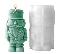 Moule époxy - Kit de forme d'art de bougie casse-noisette, moule de moulage en silicone, conception de soldat décoratif | Convient pour la décoration en résine, plâtre, savon, Fondant, Sculpture en ar