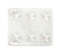 Moule: Etoiles, 3,6cm Ø, 6 Étoiles, 1 Pce.