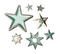 Moule: Etoiles, 7motifs, Env.3 - 13cm, Taille 23,2x18,3cm