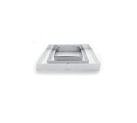 Moule extensible rectangulaire 24-46 cm - - Argent - Inox