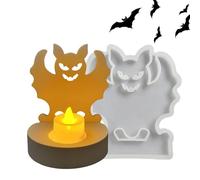 Moule fantôme en silicone - Moule en silicone souple - Moule fantôme en silicone souple - Fournitures de bricolage - Moules de bougies multifonctions réutilisables pour résine, béton et