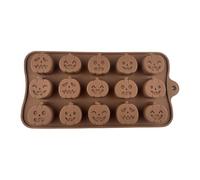 Moule fantôme - Plateau en résine de silicone pour Halloween, outil de fabrication de bonbons à 15 cavités | Glaçons au chocolat, gelée, accessoire de décoration créatif, fourniture de