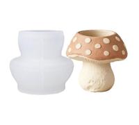 Moule flexible en forme de champignon en silicone, pour l ' art en résine et la jardinière en béton, artisanat polyvalent