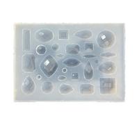 Moule flexible en résine époxy Beaux accessoires en diamant Moule à bijoux Ornement pratique Moules en silicone pour les cours d'art