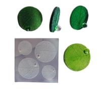 Moule flexible en silicone de qualité supérieure en forme de goutte d'eau et de feuille pour création artistique de feuilles et de gouttes d'eau, résine époxy