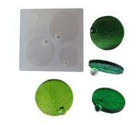 Moule flexible en silicone de qualité supérieure en forme de goutte d'eau et de feuille pour création artistique de feuilles et de gouttes d'eau