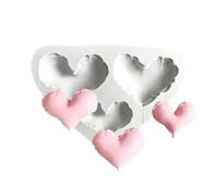 Moule flexible en silicone en forme de nuage pour fondant chocolat, lavable lave-vaisselle, accessoires de cuisson de desserts, gadget de cuisine, moules à fondant chocolat résistants à la