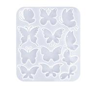 Moule flexible en silicone en forme de papillon boucles d'oreilles pendantes pour les amateurs de métier fournitures de bijoux