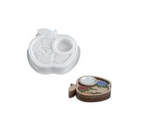 Moule flexible en silicone en forme de plante pour créer des moules décoratifs et en résine pour supports