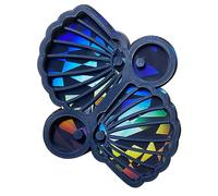 Moule flexible en silicone pour boucles d'oreilles en forme de coquillages en résine époxy