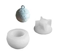 Moule Flexible En Silicone Pour Créer Un Conteneur De Stockage Boîte Rangement Bijoux Rond Relief Fabrication Flexible Silicone