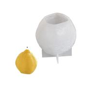 Moule flexible en silicone pour la fabrication de savon parfumé en forme de citron, chocolat et travaux manuels, résines époxy, moule de décoration d'intérieur