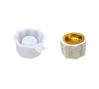 Moule flexible en silicone sûr pour brûleurs d'encens avec motifs culturels pour articles de décoration d'intérieur personnalisables, moule en silicone personnalisable pour articles parfumés