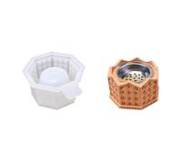 Moule flexible en silicone sûr pour brûleurs d'encens avec motifs culturels pour articles de décoration d'intérieur personnalisables, moule en silicone personnalisable pour articles parfumés