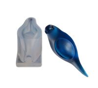 Moule flexible en silicone transparent ou blanc multi-usages conçu pour les amateurs d'artisanat et les artistes, facile à démouler