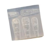 Moule flexible réutilisable en silicone pour nail art débutants et professionnels en résine à libération rapide