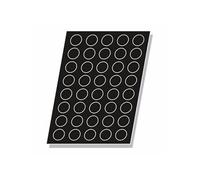 Plat / moule Pujadas Moule Flexipan Plaque Silicone 24 à 60 Tartelettes Rondes - - - Silicone48 formes