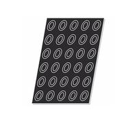 Moule Flexipan Plaque Silicone 24 Savarins Ovales