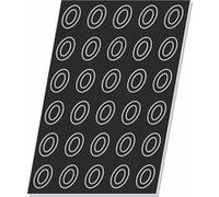 Moule Flexipan® Plaque Silicone 24 Savarins Ovales Pujadas G