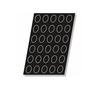 Moule Flexipan Plaque Silicone 30 Gâteaux Ovales 70 x 50 mm