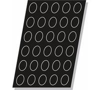 Moule Flexipan Plaque Silicone 30 Gâteaux Ovales 70 x 50 mm