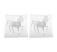 Moule Flying Horse 2 Pièces en Silicone pour Résine Époxy | Flexible, Antiadhésif, Réutilisable et Facile à Nettoyer, Blanc, pour Loisirs Créatifs, Fabrication Maison