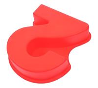moule gateau Moule à gâteau 3D en Silicone avec grands chiffres, lettres de cuisson rectangulaires, nouvelles boîtes à gâteaux for anniversaire, 10 pouces, numéro de 2 pâtisserie