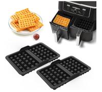 Moule Gaufre Air Fryer Lot De 2,Insert À Gaufres En ,Compatibles Avec Ninja Af300Eu,Af400Eu,Af451Eu,Sl400Eu,Et Af500De,Accessoire