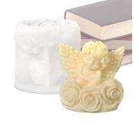 Moule générique de bougie d'ange en silicone Moules de chocolat ange Moule de bougie d'aromathérapie fait à la main Décoration artisanale pour la maison