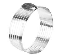 Moule Genoise, Cercle A Patisserie, 24-30cm Anneau circulaire réglable en acier inoxydable trancheur de gâteau Cercle A Patisserie Reglable Cercle Patisserie outil de cuisson